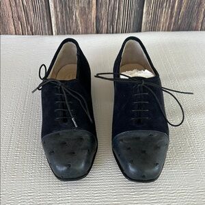 Carlo‎ Fagiani Classic Black Oxford Dress Shoes
